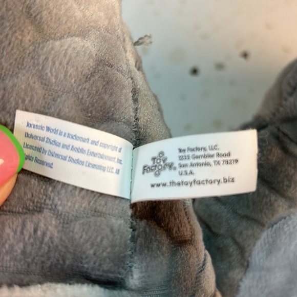 Jurassic World Gray Dinosaur Indominus Rex Plush - Picture 9 of 10